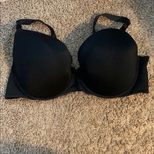 Black push up t shirt bra